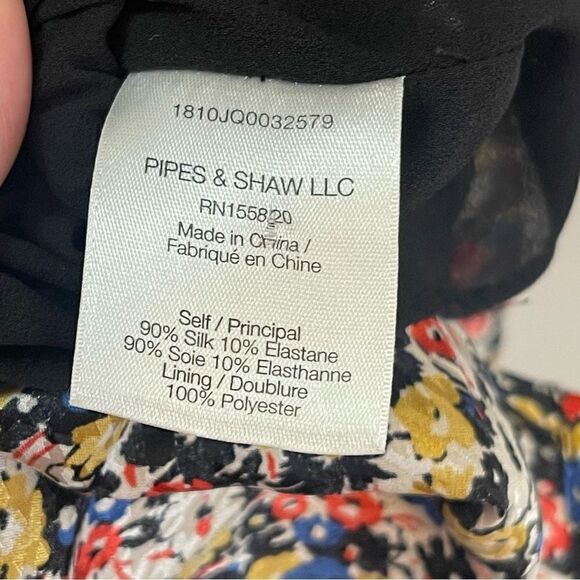 Veronica Beard Minna Silk Floral Dress in Size 4 - Picture 9 of 11